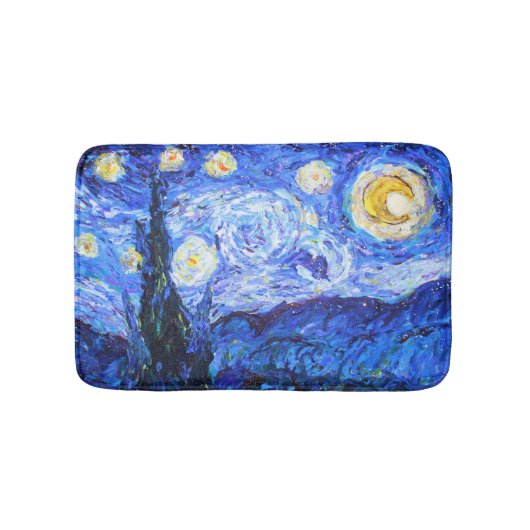 Glittery Night Bath Mat Badematte (Vorderseite)