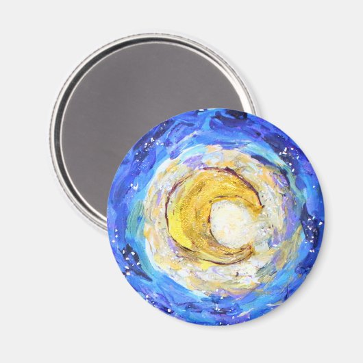 Glittery Night Magnet (Vorderseite/Rückseite)