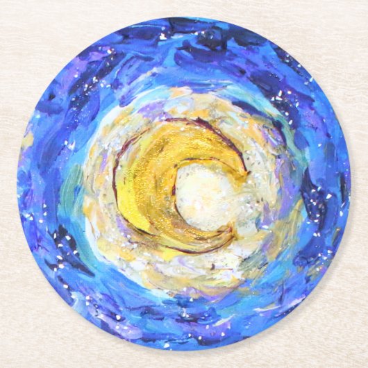 Glittery Night Untersetzer (Vorderseite)