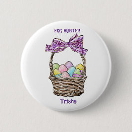 Glittery Oaster Basket Freude individuell anpassba Button