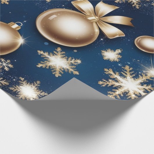Glittery Ornaments Geschenkpapier (Ecke)