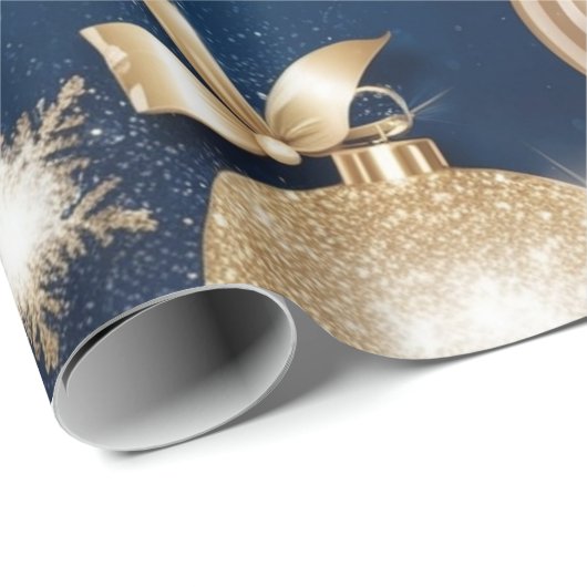 Glittery Ornaments Geschenkpapier (Rolleneckpunkt)