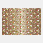 Glittery Pickleball Christmas Gnomes Geschenkpapier Set (Vorderseite 2)