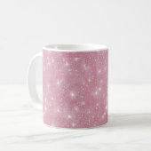 Glittery Pink Kaffeetasse (Vorderseite Links)