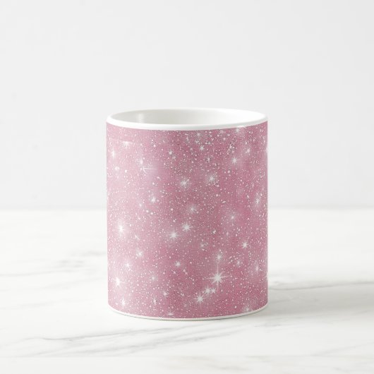 Glittery Pink Kaffeetasse (Mittel)