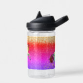 Glittery Rainbow Unicorn Trinkflasche (Links)