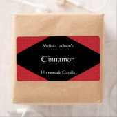 Glittery Red Soap oder Candle Label (Insitu)