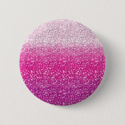Glittery rosa Ombre Button (Vorderseite)
