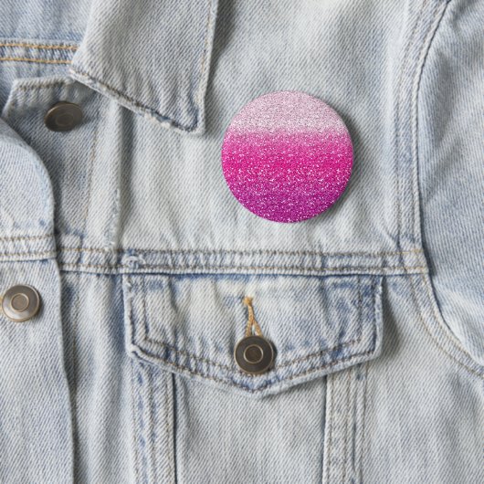 Glittery rosa Ombre Button (Beispiel)