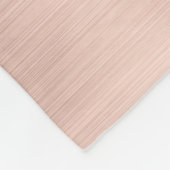 Glittery Rose Gold Glam Name Fleecedecke (Ecke)