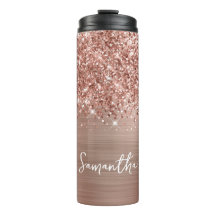 Glittery Rose Gold Glam Personalisierter Name