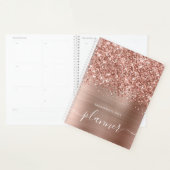 Glittery Rose Gold Glam Planer (Anzeige)