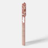 Glittery Rose Gold Glam Script Name Case-Mate iPhone Hülle (Rückseite / Rechts)