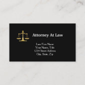 Glittery Scales of Justice Lawyer Business Card Visitenkarte (Vorderseite)