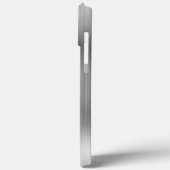 Glittery Silver Foil Modern Girl Signature Case-Mate iPhone Hülle (Rückseite / Links)