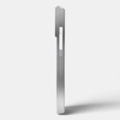 Glittery Silver Foil Modern Girl Signature Case-Mate iPhone Hülle (Rückseite / Links)