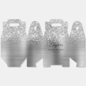 Glittery Silver Glam 16 . Geburtstag Geschenkschachtel (Ungeklappt)