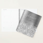 Glittery Silver Glam 2025 Planer (Anzeige)