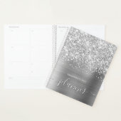 Glittery Silver Glam Planer (Anzeige)