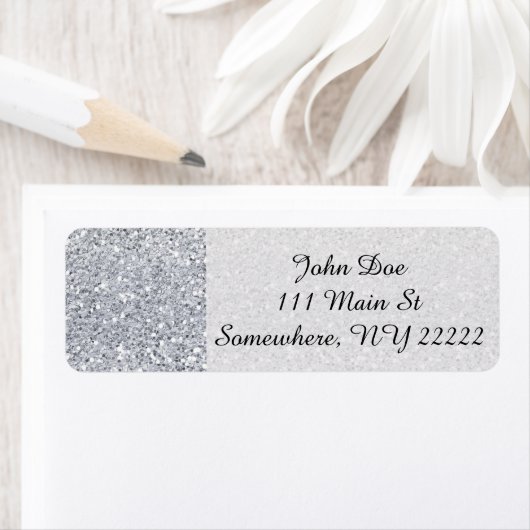 Glittery Silver Ombre (Insitu)