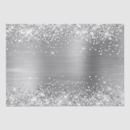 Glittery Silver Ombre Foil Seidenpapier