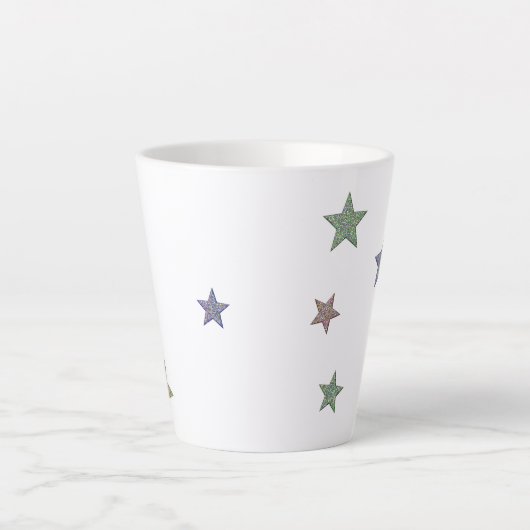 Glittery Stars Milchtasse (Vorderseite)
