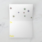 Glittery Stars Weihnachten (Innenseite)