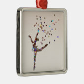 Glittery Tänzer Ornament Aus Metall (Rechts)