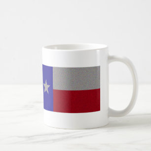 Glittery Texas Flag Kaffeetasse