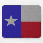 Glittery Texas-Flagge Mousepad (Vorne)