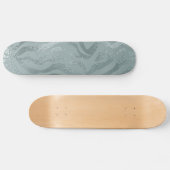 Glittery Tiger Stripes Skateboard (Horizontal)