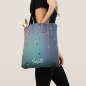Glittery Tote Bag - glänzende Mode-Accessoire Tasche (Von Nahem)