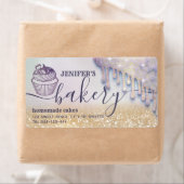 Glittery Tropfens cupcake Koch Skript-Bäckerei (Insitu)