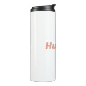 Glittery umarmt mich typografisches Gestaltungsele Thermosbecher (Nach links gedreht)