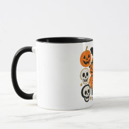 Glittery Whimsical Halloween Tasse