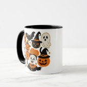Glittery Whimsical Halloween Tasse (Vorderseite Links)