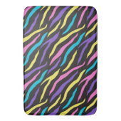 Glittery Zebra Stripes Pattern Badematte (Vorderseite Vertikal)