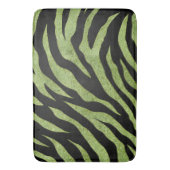 Glittery Zebra Stripes Pattern Badematte (Vorderseite Vertikal)