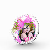 Glitting Pink Ribbon Weihnachtsgebäck Foto (Links)