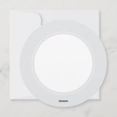 Glitting Pink Ribbon Weihnachtskarte Feiertagskarte (Rückseite)