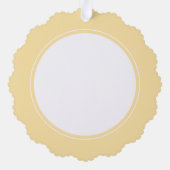 Glitting Pink Ribbon Weihnachtskarte Ornament Karte (Rückseite)