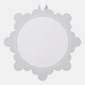 Glitting Pink Ribbon Weihnachtskarte Ornament Karte (Rückseite)