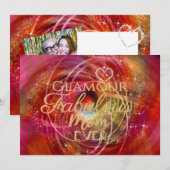 Glitttering Fabulous Mama Card Feiertagskarte (Vorne/Hinten)