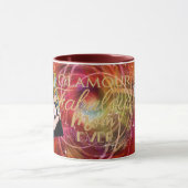 Glitttering Fabulous Mama Foto Tasse (Zentrum)