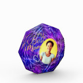 Glitttering mein Foto Beste Mama Lila (Links)