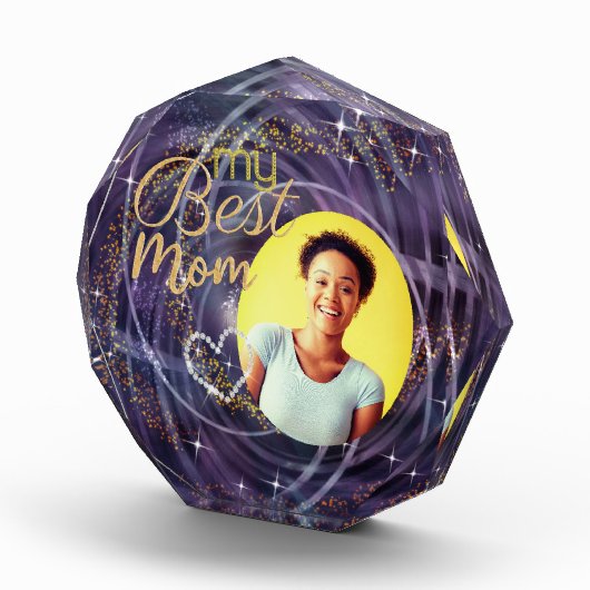 Glitttering mein Foto der besten Mama (Rechts)