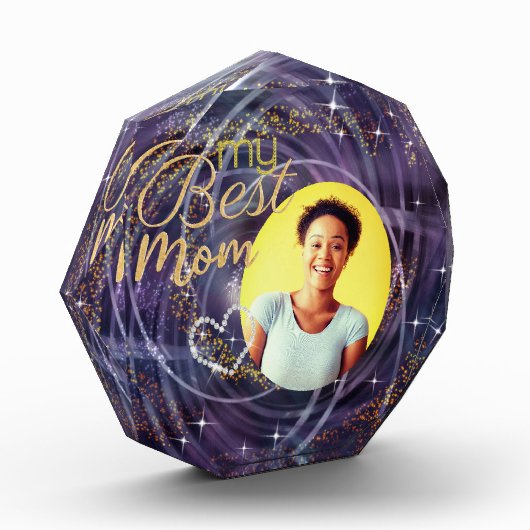 Glitttering mein Foto der besten Mama (Links)