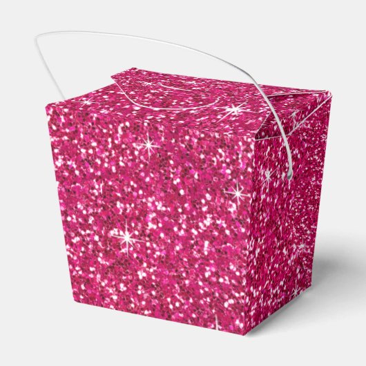 Glitz Bling Glitzer Sparkle | Fuchsia Geschenkschachtel (Rückseite)