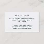 Glitz deckt das mehrfarbige Rechteck mit 2 Weiß Visitenkarte (Rückseite)