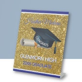 Glitz! Fun, Custom Graduation Party Sockelschild